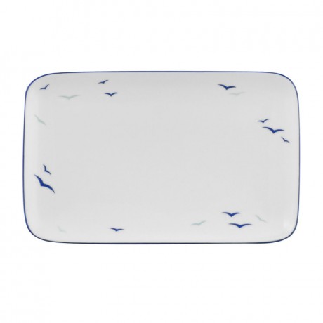 Tettau Tettau Worpswede 04164 Rugen Rahmtablett rechteckig 20 x12 cm Tettau Worpswede 04164 R?gen Поднос для крема прямоугольный 20 x 12 см