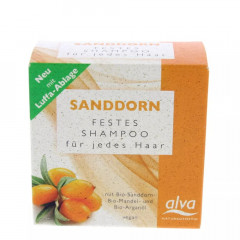Alva Naturkosmetik Sanddorn Festes Shampoo  Облепиха твердый шампунь