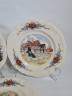 Тарелки декоративные винтажные Sarreguemines France / Obernai, H.Loux с изображениями сельской жизни, керамика, 5 шт., Франция, 1960-70гг.