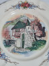 Тарелки декоративные винтажные Sarreguemines France / Obernai, H.Loux с изображениями сельской жизни, керамика, 5 шт., Франция, 1960-70гг.