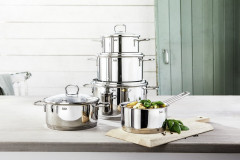 Silit Silit Topfset 5-tlg. ALICANTE silber Набор горшков силит, 5 шт. АЛИКАНТЕ