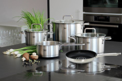 Elo Elo Topfset 5-tlg. TOPAS satiniert Набор горшков Эло, 5 штук. ТОПАЗ