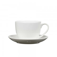Bitz Bitz Bone China white Tasse 0,24 L mit Untertasse 2-tlg. Bitz Bone China белая чашка 0,24 л с блюдцем 2 шт.