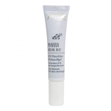 Farfalla Manuka SOS Hautklar-Wirkstoffgel 15ml  Manuka SOS гель с активным ингредиентом для очищения кожи 15мл