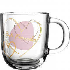 Leonardo Leonardo Geschenktasse Beste Freundin EMOZIONE rosa Подарочный кубок Леонардо лучший друг EMOZIONE