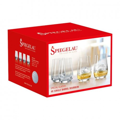 Spiegelau Spiegelau Bar - Spezialglaser Single Barrel Bourbon Glas Set 4-tlg. 380 ml Spiegelau Bar - специальные стаканы для бурбона, одинарная бочка, набор из 4 предметов. 380мл