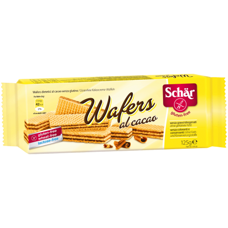 Schar Wafers al Cacao Безглютеновые булочки с какао 125г