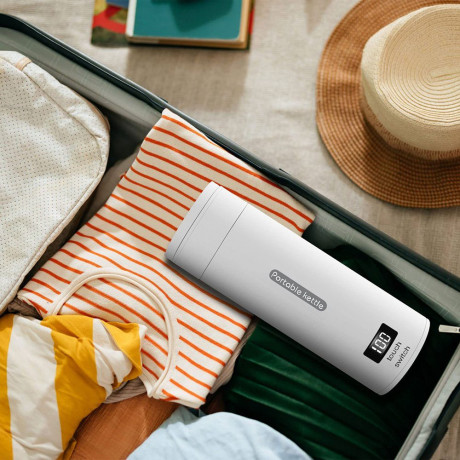 GelldG GelldG Reise-Wasserkocher Reise Wasserkocher Klein, Reisen Elektrische Wassertasse, 300W blau GelldG Дорожный чайник Дорожный чайник Маленькая дорожная электрическая чашка для воды 300 Вт