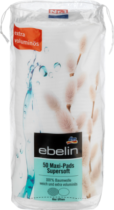 ebelin Maxi супервпитывающие диски Supersoft, 50 шт