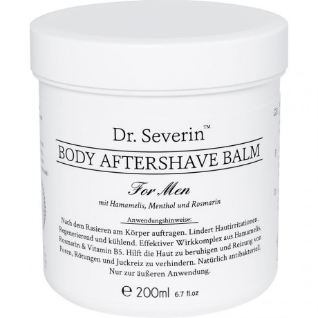Dr. Severin Rasurpflege Body Aftershave Balm for Men, 200 мл