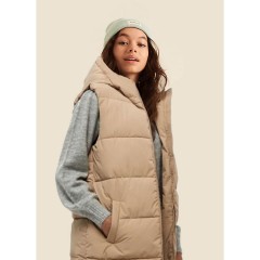GARCIA Steppweste lang Outdoorwesten fur Madchen Длинный стеганый жилет Уличные жилеты для девочек