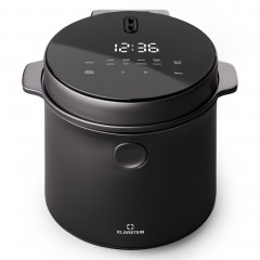 Klarstein Klarstein Reiskocher Kenbu, 400 W, mit dampfgarer Elektrisch Multifunktions Kocher Schwraz Rot Рисоварка Klarstein Kenbu, 400 Вт, с пароваркой, электрическая многофункциональная плита Черный