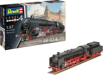 Revell Schnellzuglokomotive BR 02  Tender 22T30 Локомотив экспресс БР 02 тендер 22Т30