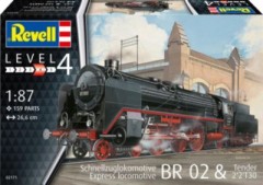 Revell Schnellzuglokomotive BR 02  Tender 22T30 Локомотив экспресс БР 02 тендер 22Т30