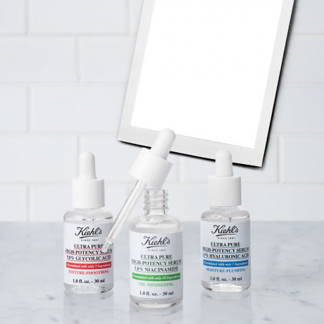 Kiehl’s Ultra Pure High-Potency Serum 9.8% Glycolic Acid  Сверхчистая высокоэффективная сыворотка с 9,8% гликолевой кислотой