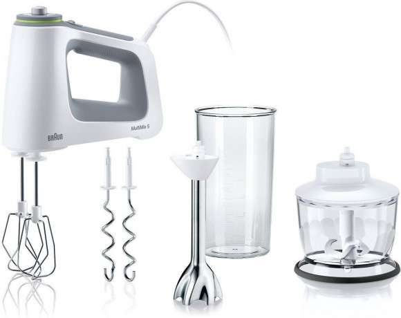 Braun Braun Handmixer HM5137WH Handmixer Leistungsbedarf: 750 W, Geschwindigkeitsstufen: 9 Ручной миксер Braun HM5137WH Требуемая мощность ручного миксера: 750 Вт, уровни скорости: 9