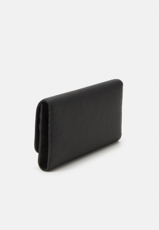Tommy Hilfiger EMBLEM LARGE FLAP Wallet black ЭМБЛЕМА БОЛЬШОЙ КЛАПАН Бумажник черный