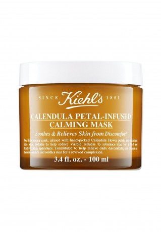 Kiehl's KIEHL'S CALENDULA PETAL INFUSED CALMING MASK  MASCHERA LENITIVA Gesichtsmaske transparent KIEHL'S УСПОКАИВАЮЩАЯ МАСКА С ЛЕПЕСТКАМИ КАЛЕНДУЛЫ MASCHERA LENITIVA маска для лица 100мл
