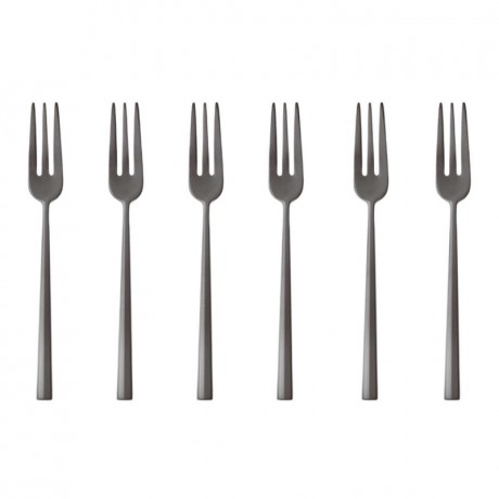 Sambonet Sambonet Rock - Edelstahl / PVD schwarz Kuchengabel Set 6-tlg. Sambonet Rock - набор вилок для торта из нержавеющей стали / PVD, 6 шт.