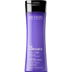 Revlon (Ревлон) Professional Be Fabulous C.R.E.A.M. LightWeissht Shampoo Daily Care Fine Hair Шампунь для объёма, 1000 мл
