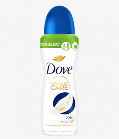 Dove Antitranspirant Deospray Advanced Care Original Compressed, 100 ml Дезодорант-антиперспирант спрей Advanced Care Original Compressed, 100 мл