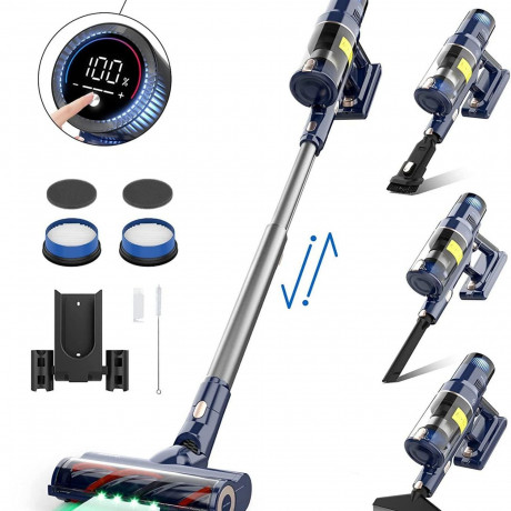 LBF LBF Akku-Stielstaubsauger VICSONIC S7, 480,00 W, 7-in-1 Staubsauger,Touchscreen,180° Faltbar,4 Leistungsstufe,bis 65Min  Беспроводной пылесос LBF VICSONIC S7, 480,00 Вт, пылесос 7-в-1, сенсорный экран, складной на 180°, 4 уровня мощности, до 65 минут