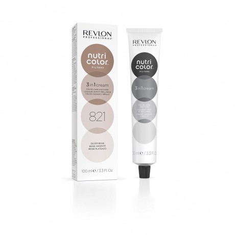 Revlon Professional Filters 3 in 1 Cream Nr. 821 Hellblond Irise Asch 100 ml Фильтры 3 в 1 Крем №821 Светло-русый Ирис Пепельный