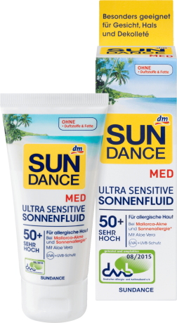 SUNDANCE Sonnenfluid Солнцезащитный флюид MED Ultra Sensitive LSF 50+, 50 мл