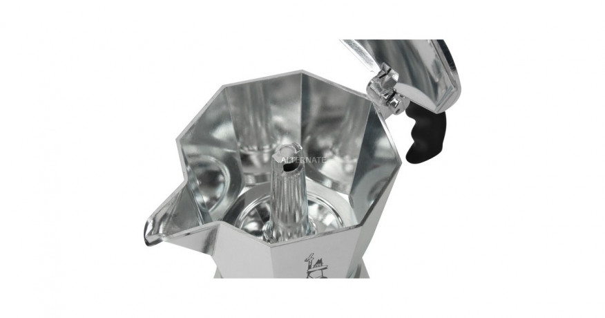 Bialetti Bialetti Moka Timer, Espressomaschine silber/schwarz, 6 Tassen  silber, schwarz Bialetti Moka Timer, эспрессо-машина серебристый/черный, 6 чашек