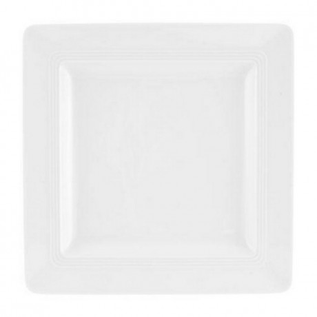 Friesland Friesland Jeverland Weiss Speiseteller eckig 26x26 cm Friesland Jeverland Weiss Квадратная тарелка 26x26 см