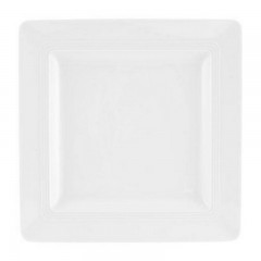 Friesland Friesland Jeverland Weiss Speiseteller eckig 26x26 cm Friesland Jeverland Weiss Квадратная тарелка 26x26 см