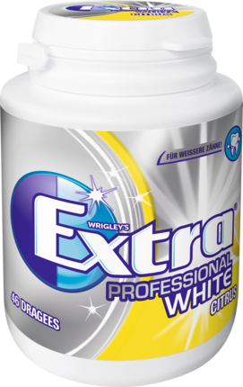EXTRA Professional белый  Цитрусовые Жевательная резинка	 без сахара, 46 шт