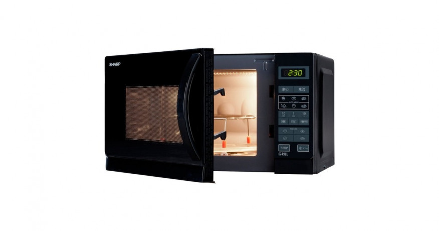 Sharp Sharp R742BKW, Mikrowelle schwarz schwarz