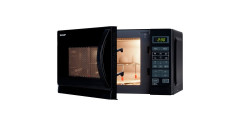 Sharp Sharp R742BKW, Mikrowelle schwarz  schwarz