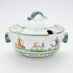 Gmundner Keramik Gmundner Keramik Jagd Suppenterrine glatt 2 l Супница Gmundner керамическая охотничья гладкая 2 л