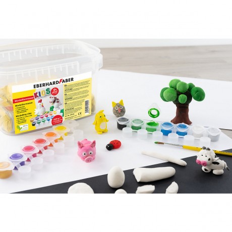 Eberhard Faber Modelliermasse EFA Plast Kids 2 kg weiss Пластилин для лепки EFA Plast Kids 2 кг белый