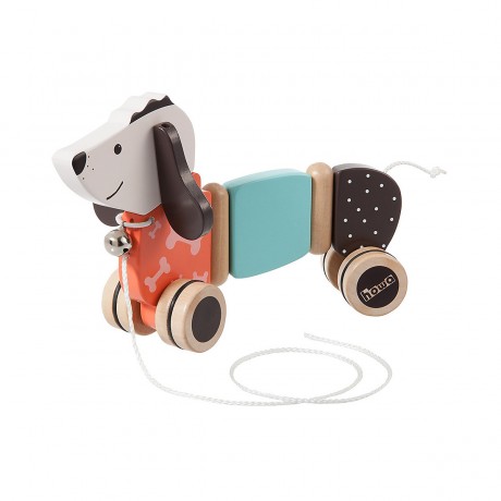 howa Nachziehtier Hund Fidi Потяните за собой игрушечную собаку Фиди