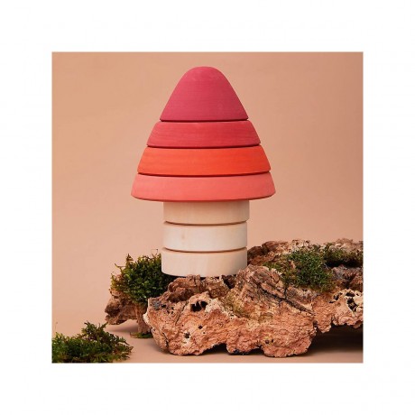 Montessori® Stapelturm Pilz Гриб свайной башни