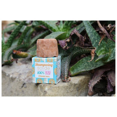 Lamazuna Festes Shampoo Orange trockenes Haar 55g  Шампунь-бар Апельсин для сухих волос 55г