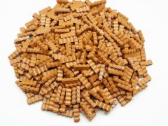 LEGO LEGO 1x4 Wellensteine Nougat - 250 Stuck - Nougat brick 30137 LEGO 1x4 Wavy Bricks Nougat — 250 деталей — кубик нуги 30137