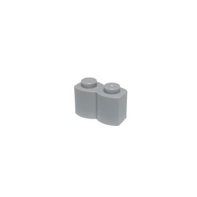LEGO LEGO 1x2 Steine Hellgrau  Modifiziert Log - Brick 30136 NEU - 1000x LEGO 1x2 Bricks Light Grey Modified Log — Brick 30136 NEW — 1000x