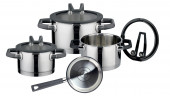 Elo Elo Topfset Rondello 4-tlg. edelstahl Набор кастрюль Elo Rondello, 4 предмета.