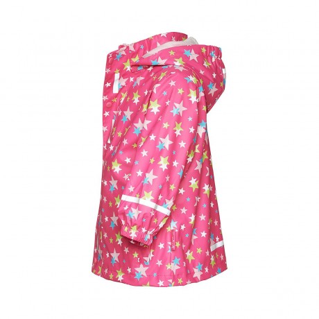 Playshoes Regenjacke mit abnehmbarer Kapuze Sterne Дождевик со съемными звездами на капюшоне