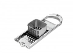 GEFU GEFU Spatzlehobel TRADIZIONE schwarz/ silber GEFU шпатель-рубанок TRADIZIONE