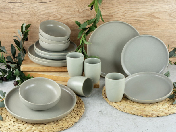 Creatable Creatable Kombiservice 16-tlg. UNO grau Создаваемый комбинированный сервиз 16 шт. ООН.