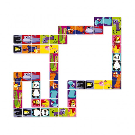 Janod Spiel Domino Im Koffer Игра домино в чемодане