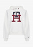 Tommy Hilfiger LARGE MONOGRAM TH Hoodie ecru БОЛЬШАЯ МОНОГРАММА TH Толстовка с капюшоном экрю