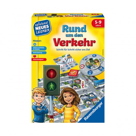 Ravensburger Lernspiel Rund um den Verkehr Обучающая игра о дорожном движении