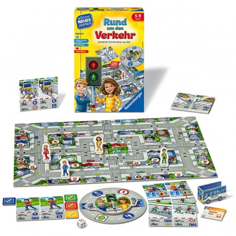 Ravensburger Lernspiel Rund um den Verkehr Обучающая игра о дорожном движении