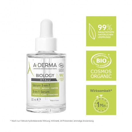 A-DERMA Biology Hyalu Serum 3in1  Biology Hyalu Сыворотка 3в1